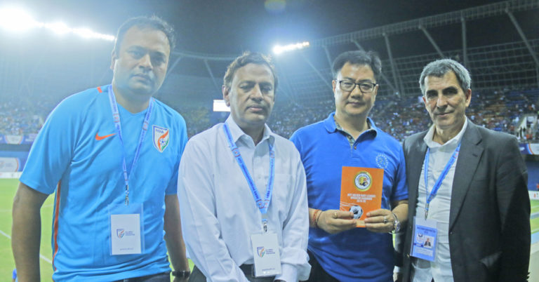Kiren Rijiju launches AIFF Golden Baby Leagues Handbook 2019-20