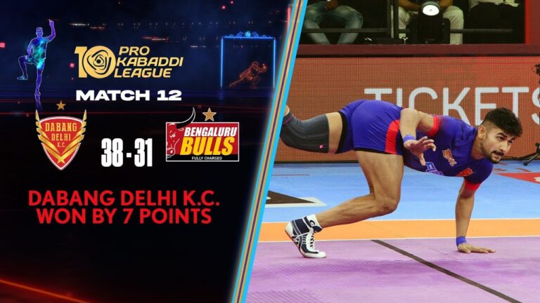 PKL 10 Highlights: Dabang Delhi K.C. vs Bengaluru Bulls Extended Highlights