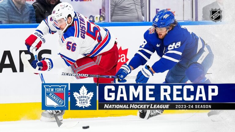 NHL: Rangers End Maple Leafs’ Streak with Commanding 5-2 Win at Scotiabank Arena