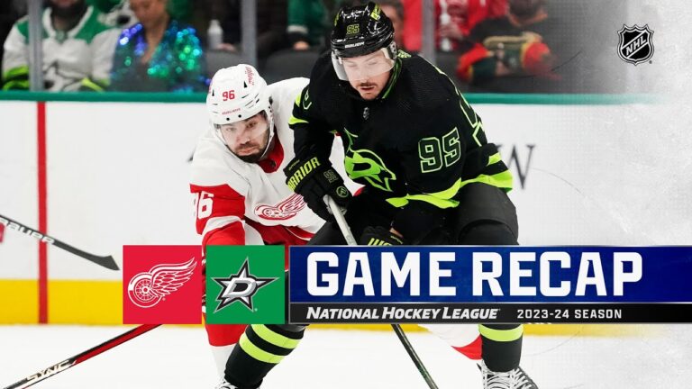 NHL: Dallas Stars Rebound with Convincing 6-3 Win Over Detroit Red Wings