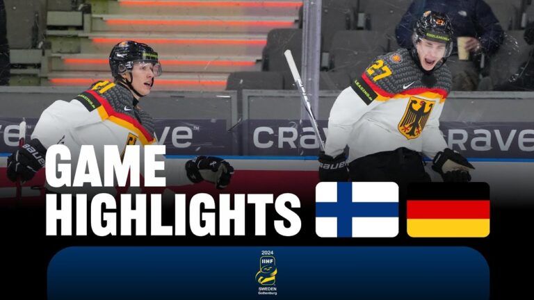Germany Stuns Finland 4-3 for Historic Win in IIHF World Junior Championship