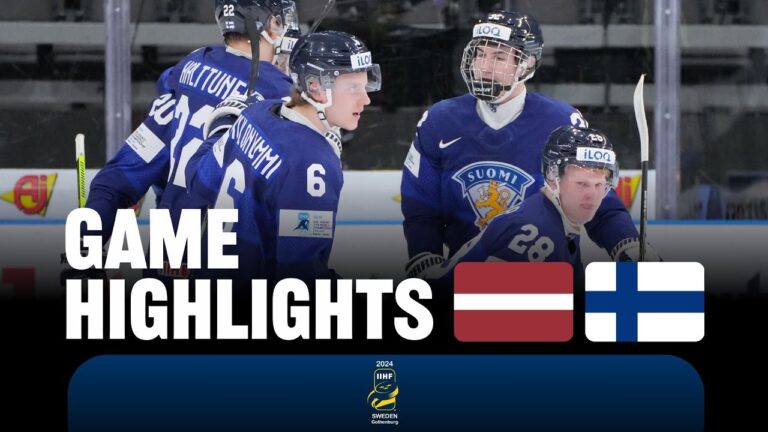 Finland Secures Quarter-Finals Spot with 4-0 Win Over Latvia in World Juniors