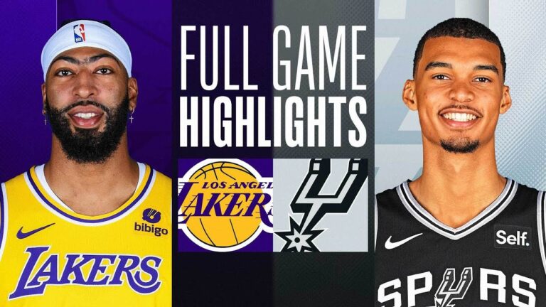 NBA: Davis Powers Lakers Past Spurs 122-119, Despite Wembanyama’s Impressive Performance