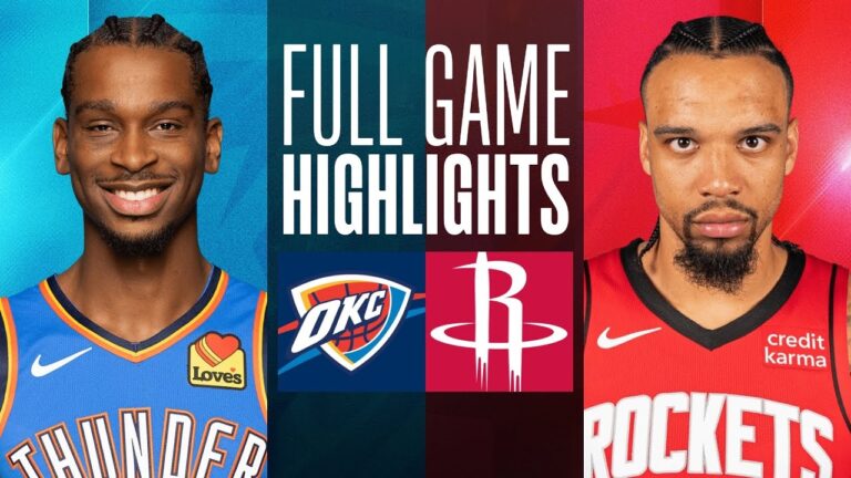 NBA: THUNDER at ROCKETS | FULL GAME HIGHLIGHTS | December 6, 2023