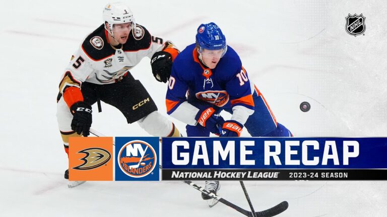 NHL: Holmstrom’s Late Short-Handed Goal Lifts Islanders to 4-3 Victory Over Ducks