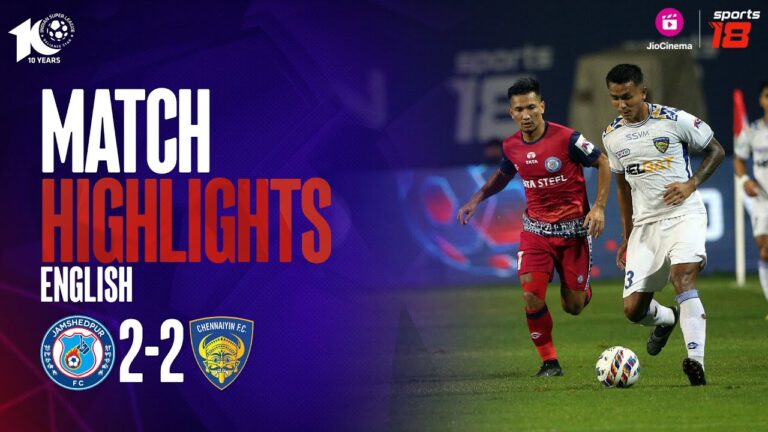 Match Highlights | Jamshedpur FC vs Chennaiyin FC | ISL 2023-24 | English