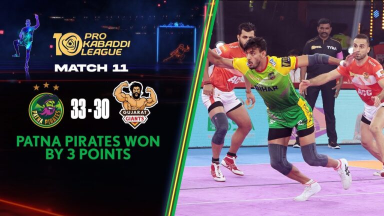 PKL 10 Highlights: Patna Pirates vs Gujarat Giants Extended Highlights