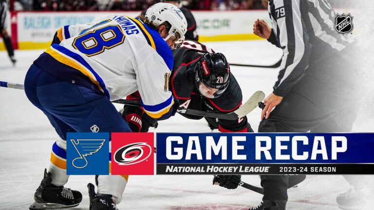 Blues Edge Hurricanes 2-1 in Shootout, Binnington Shines in Goal