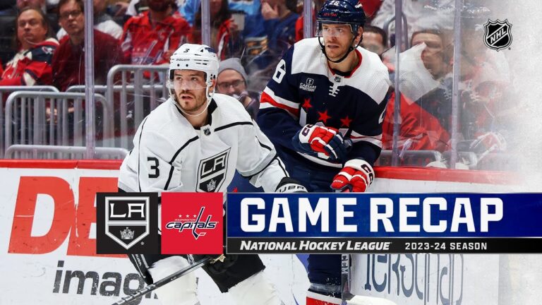 Capitals Edge Kings 4-3 with Late Goal from Carlson