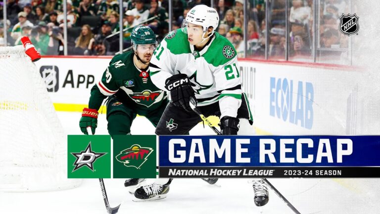Stars Shut Out Wild 4-0, Murray Earns First NHL Shutout