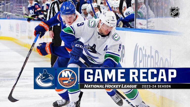 Canucks Triumph Over Islanders 5-2, Continuing Winning Streak