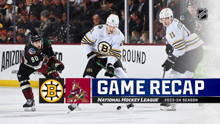 Bruins’ Struggles Continue in Overtime Loss to Coyotes
