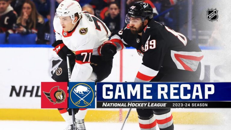 Sabres Overcome Senators in Spirited Encounter