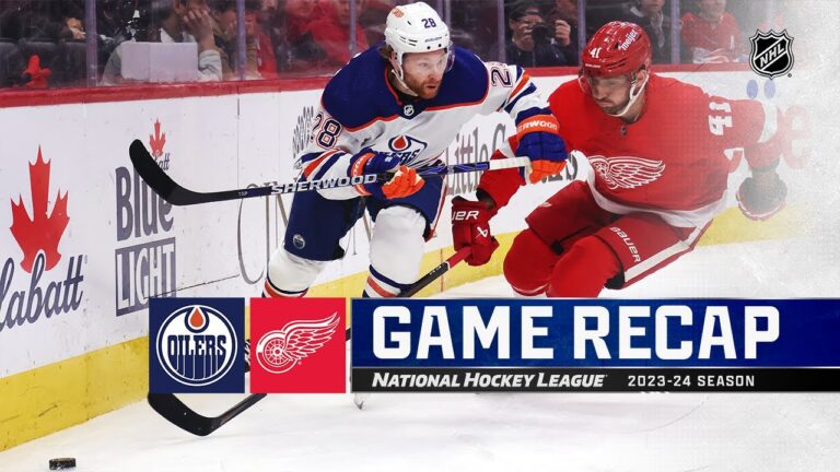 Oilers Tie Franchise Record with Ninth Straight Win, Overcoming Red Wings in Overtime