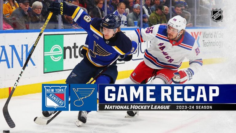 Kyrou’s Hat Trick Powers Blues to Victory Over Rangers