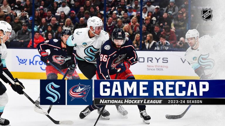 McCann Leads Kraken to Record Ninth Straight Win in 7-4 Victory Over Blue Jackets