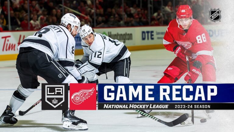 Larkin’s Double Helps Red Wings Overpower Kings in 5-3 Victory
