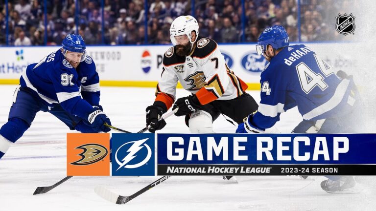 Stamkos, Kucherov Lead Lightning to Dominant 5-1 Win Over Ducks