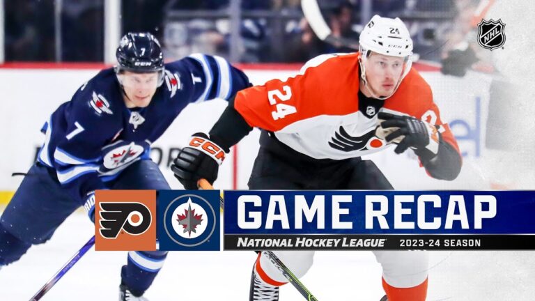 Flyers End Jets’ Winning Streak with 2-0 Victory Behind Ersson’s Stellar Goaltending