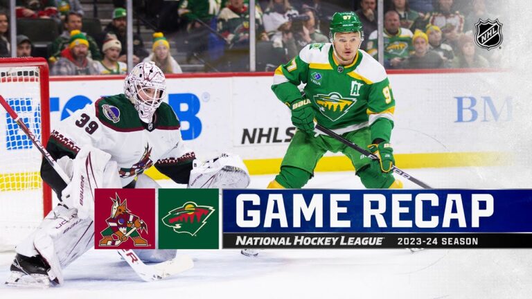 Bjugstad’s Hat Trick Powers Coyotes to Dominant 6-0 Win Over Wild