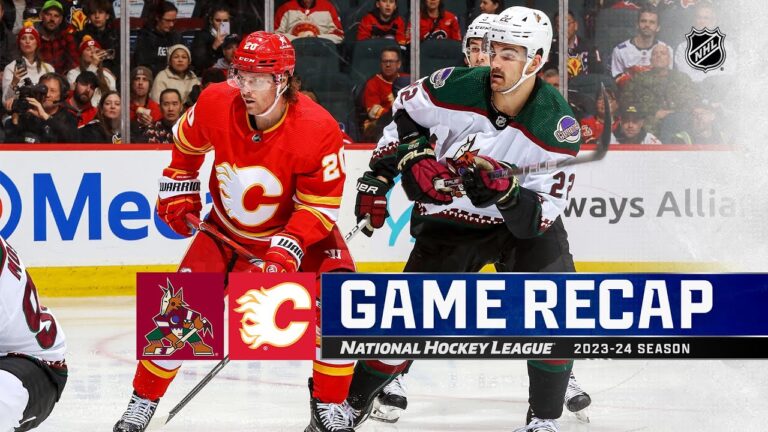 Sharangovich’s OT Winner Propels Flames Past Coyotes 3-2
