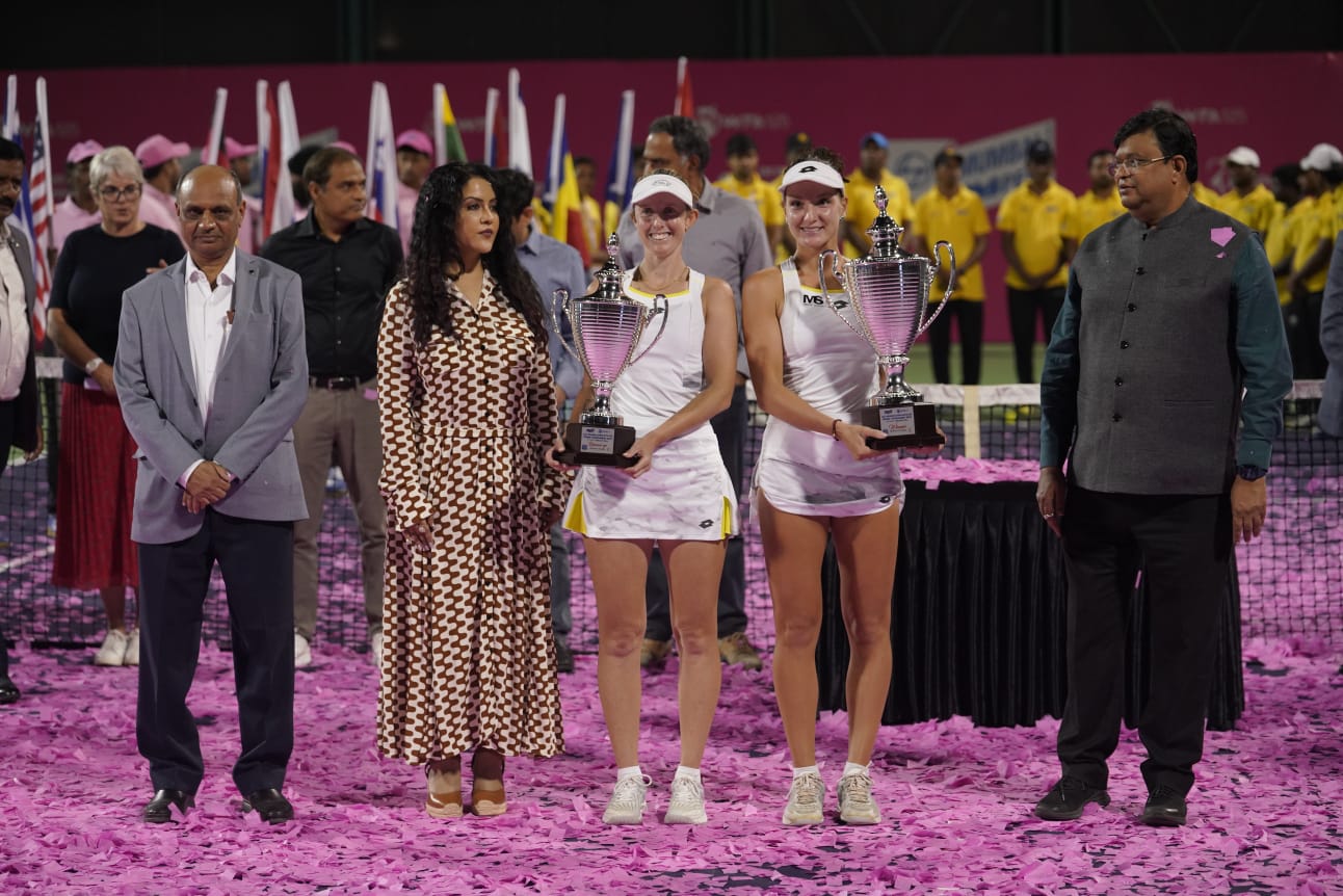 Semenistaja Wins Singles Title Jakupovic Santamaria Capture Doubles Crown At Landt Mumbai Open 2256