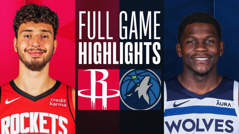 Edwards Ignites Wolves to Victory Over Rockets