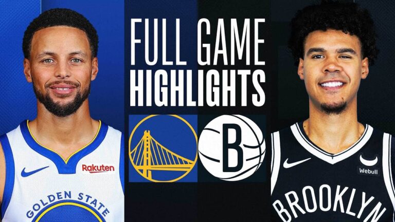 Warriors Overcome Slow Start to Defeat Nets 109-98