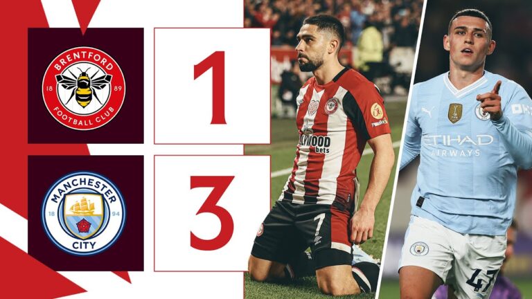 Foden’s Hat-trick Powers Manchester City Past Brentford