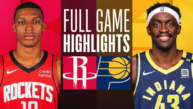 Pacers Rally Past Rockets 132-129 Behind Siakam’s 29 Points and Strong Second-Half Defense