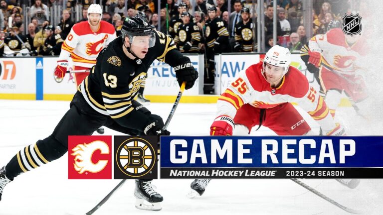 Kuzmenko Makes Immediate Impact as Flames Overwhelm Bruins 4-1