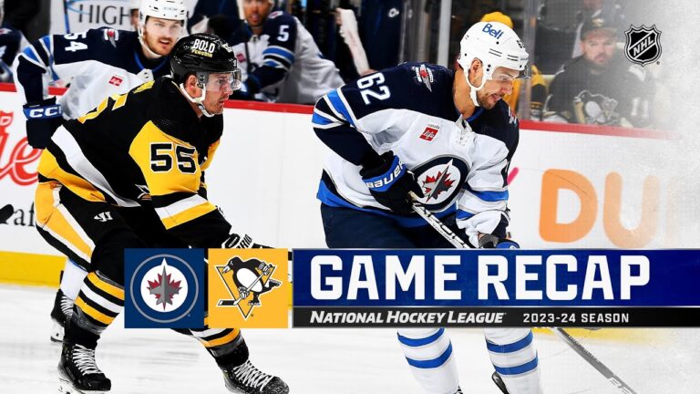 Penguins Shut Out Jets 3-0 as Jarry Leads With Stellar Performance