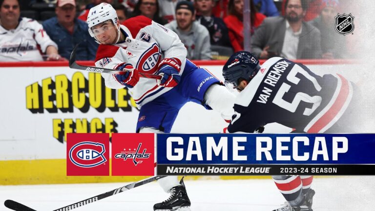 Suzuki Shines as Canadiens Top Capitals 5-2, Ending Washington’s Slide