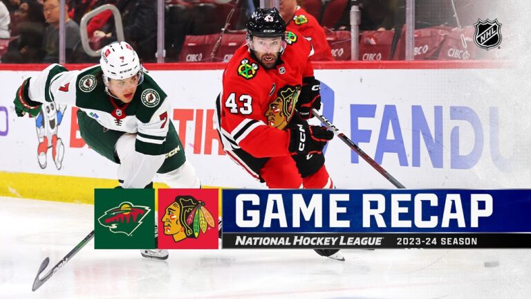 Foligno’s Third-Period Goal Seals Victory for Wild Over Blackhawks
