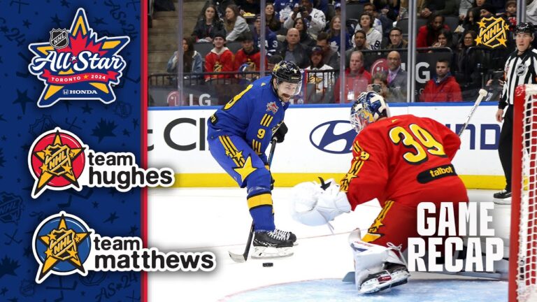 DeBrincat Stars as Team Matthews Edges Team Hughes to Reach NHL All-Star Final