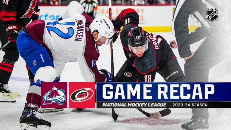 Necas’ Hat Trick Powers Hurricanes Past Avalanche 5-2