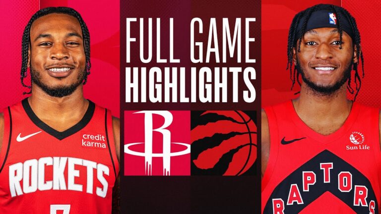 Raptors Edge Out Rockets 107-104, Secure Fourth Consecutive Home Win Against Houston