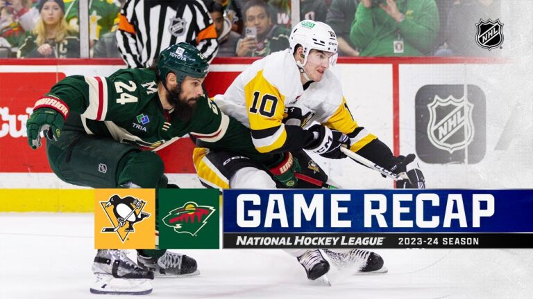Fleury Shines Against Former Team as Wild Top Penguins 3-2