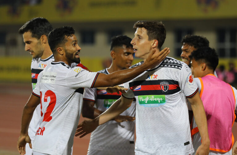 NorthEast United FC score 5, come back from 2 goals down, make a statement of triumph over Hyderabad FC